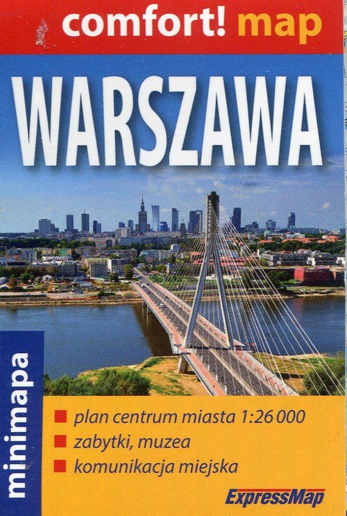 Warszawa mini mapa 1:26 000
