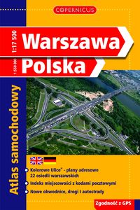 Warszawa Polska Atlas samochodowy