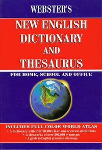 Webster's New English Dictionary And Thesaurus