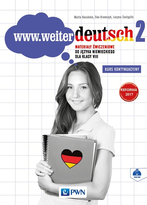 www.weiter deutsch 2 Materialy ćwiczeniowe do języka niemieckiego dla klasy 8 Kurs kontynuacyjny