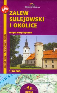 Zalew Sulejowski i okolice mapa turystyczna
