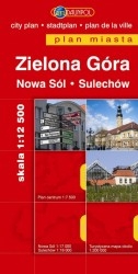 Zielona Góra, Nowa Sól, Sulechów. Plan miasta - 