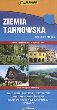 Ziemia Tarnowska Mapa turystyczna 1: 50 000