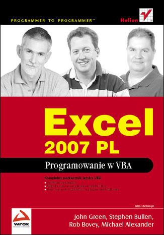 Excel 2007 PL. Programowanie w VBA