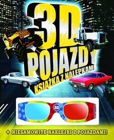 3D pojazdy Książka z nalepkami