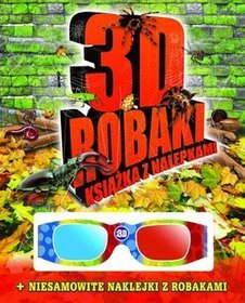 3D robaki Książka z nalepkami