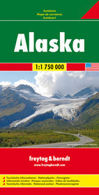 Alaska mapa 1:750 000 Freytag  Berndt