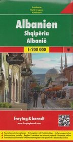 Albania mapa 1:200 000 Freytag  Berndt