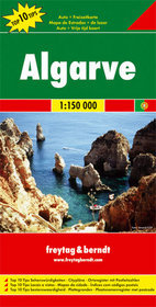 Algarve mapa 1:150 000 Freytag  Berndt