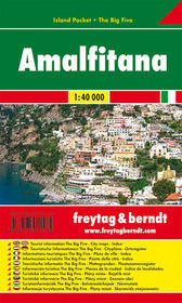 Amalfitana mapa 1:40 000 Freytag  Berndt