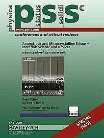 Amorphous  Microcrystalline Silicon Materials Science  Dev