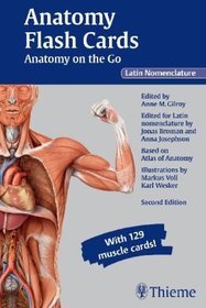 Anatomy Flash Cards: Anatomy on the Go, Latin Nomenclature