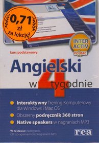 Angielski w cztery tygodnie . Interactiv. Kurs podstawowy (podręcznik, CD z programem multimedialnym oraz nagraniem audio MP3)