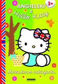 Angielski z Hello Kitty. Mozaikowe naklejanki