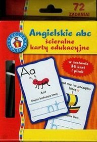 Angielskie abc Ścieralne karty edukacyjne