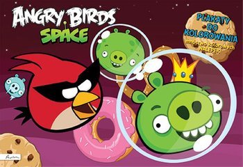 Angry Birds Space Plakaty do kolorowania z naklejkami