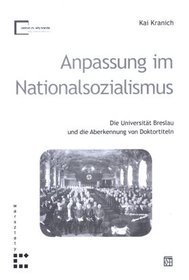 Anpassung im Nationalsozialismus. Wersja niemiecka.