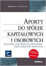 Aporty do spółek kapitałowych i osobowych