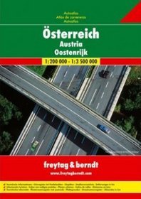 Austria atlas 1:200 000 Freytag  Berndt