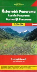 Austria panorama mapa 1:500 000 Freytag  Berndt