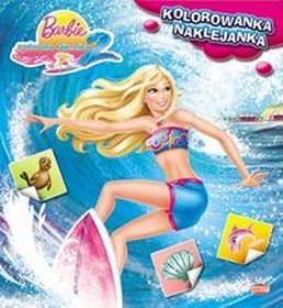 Barbie i podwodna tajemnica 2 Kolorowanka naklejanka