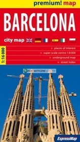 Barcelona City map 1:16 000