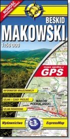 Beskid Makowski mapa turystyczna 1:50 000