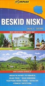 Beskid Niski mapa turystyczna 1:50 000