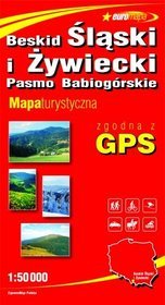 Beskid Śląski i Żywiecki, Pasmo Babiogórskie - mapa turystyczna w skali 1:50 000