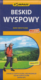 Beskid Wyspowy mapa turystyczna