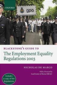 Blackstone's Guide the Employment Equality Regulations 2003