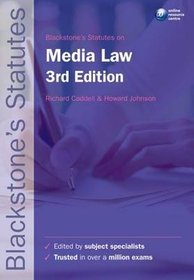 Blackstone's Statutes on Media Law 3e