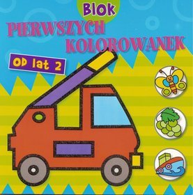 Blok pierwszych kolorowanek - Auto