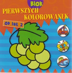 Blok pierwszych kolorowanek - Winogrono