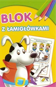 Blok z łamigłówkami Pies