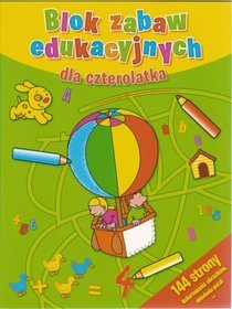 Blok zabaw edukacyjnych dla czterolatka