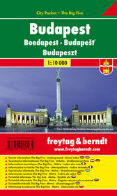 Budapeszt city pocket mapa 1:10 000 Freytag  Berndt