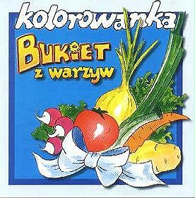Bukiet warzyw - kolorowanka (3-9 lat)