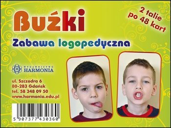 Buźki Zabawa logopedyczna