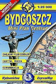 Bydgoszcz 1 : 20 000 Plan centrum - wersja mini laminowana