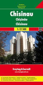 Chisinau mapa 1:12 500 Freytag  Berndt