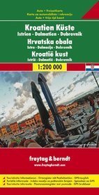 Chorwacja Wybrzeże mapa 1:200 000 Freytag  Berndt