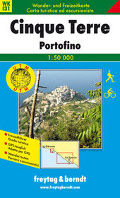 Cinque Terre Portofino mapa 1:50 000