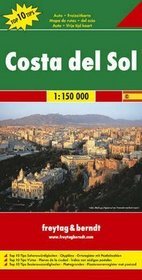 Costa del Sol mapa T10T 1:150 000 Freytag  Berndt