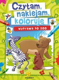 Czytam, naklejam, koloruję Wyprawa do zoo