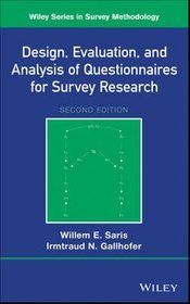 Design, Evaluation, and Analysis of Questionnaires for Survey Research