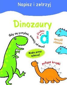 Dinozaury Napisz i zetrzyj