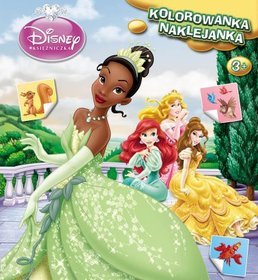 Disney Księżniczka Kolorowanka naklejanka