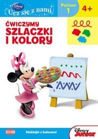 Disney. Ucz się z nami. Klub Przyjaciół Myszki Miki. Ćwiczymy szlaczki i kolory