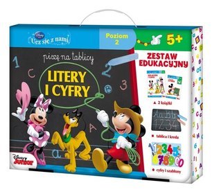 Disney Ucz się z nami. Piszę na tablicy litery i cyfry